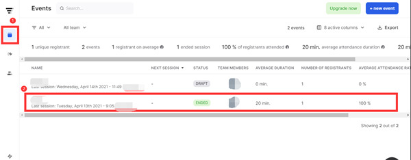 Indtast en begivenhed, der skal downloades