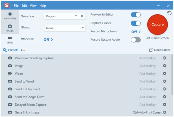 Snagit alternatíva