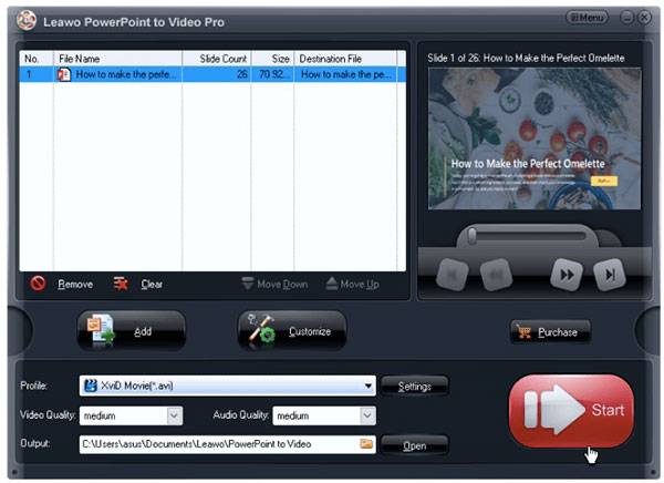 Leawo Powerpoint - Video Pro