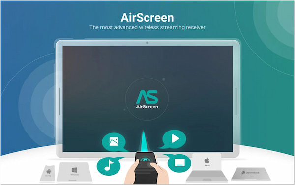 AirScreen Cast Android TV-re