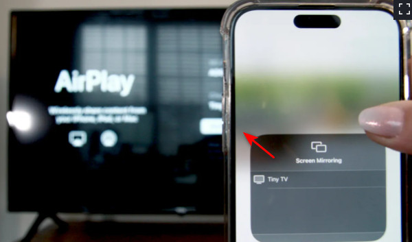 Spiegel iPhone naar Apple TB met AirPlay