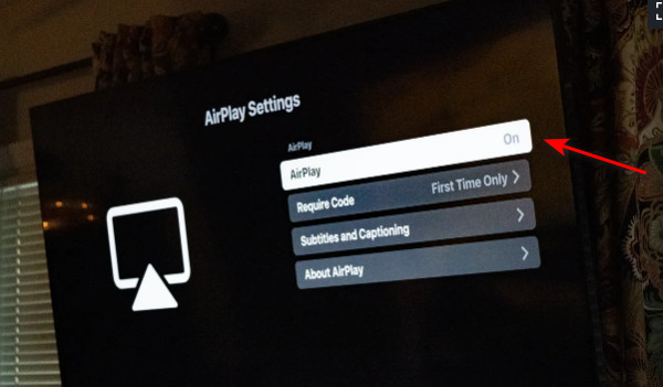 AirPlay'i etkinleştir