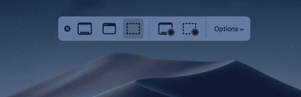 Captura de pantalla de Mac Mojave