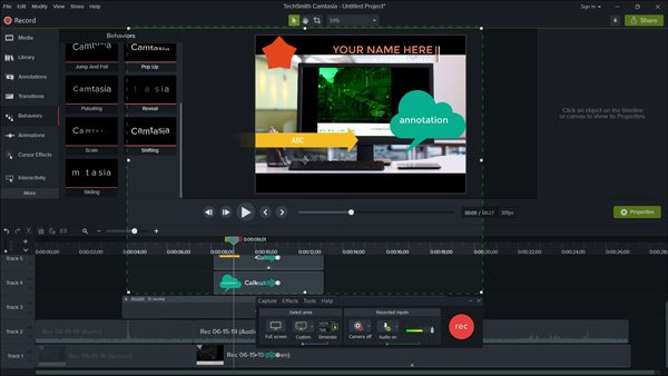 Camtasia screen recorder