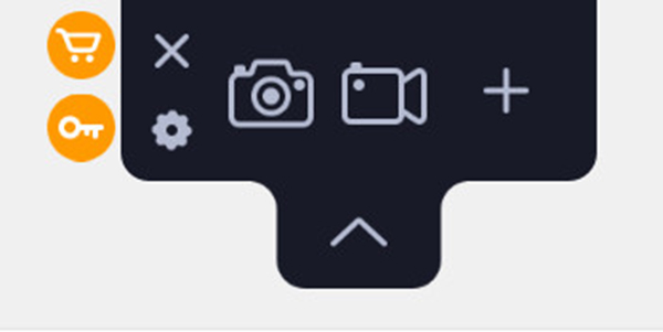 Movavi Screen Recorder Floating Capture Panel