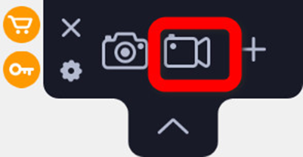 Select Screen Recording in Movavi Screen Recorder