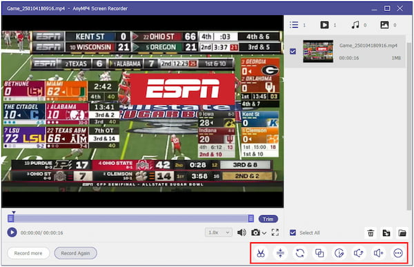 Stop Recording Espn Football Game