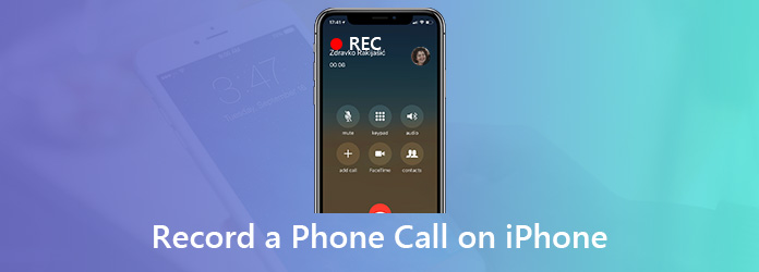 Spela in ett telefonsamtal på iPhone