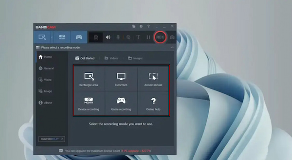 Select Recording Mode