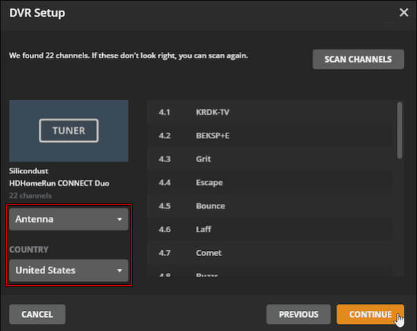Confirm Signal And Country