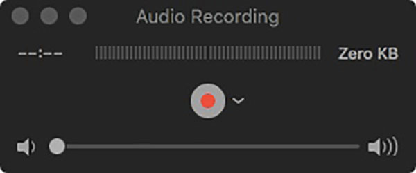 Registra audio su Mac