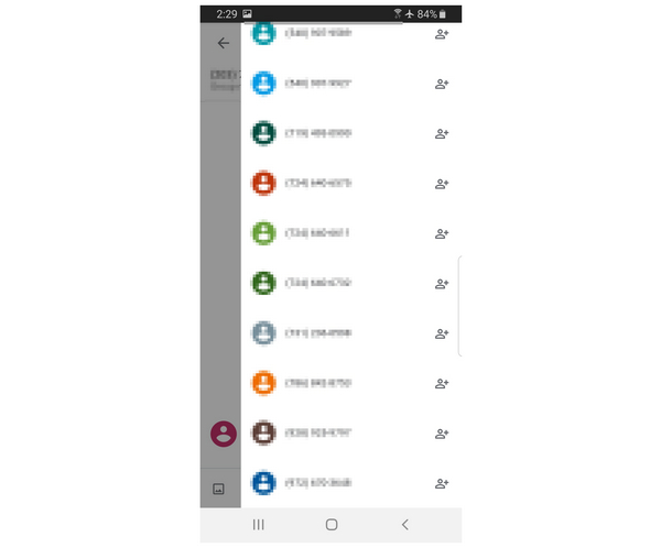 Google Voice Contacts