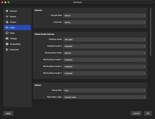 Configure Obs And Start Recording