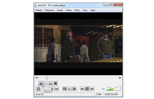 DVD-felvétel a VLC-ben