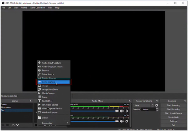 Select Game Capture