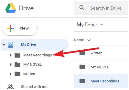 Dove scaricare il record di Google Meet?