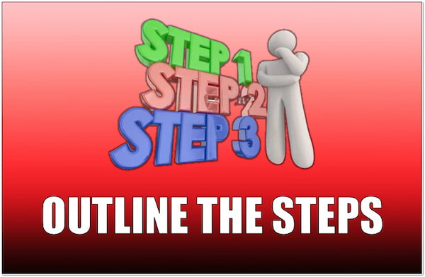 Outline The Steps