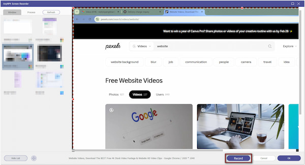 Record Website Video