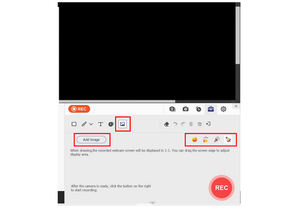 Anymp4 Screen Recorder Webcam Recorder Add Image