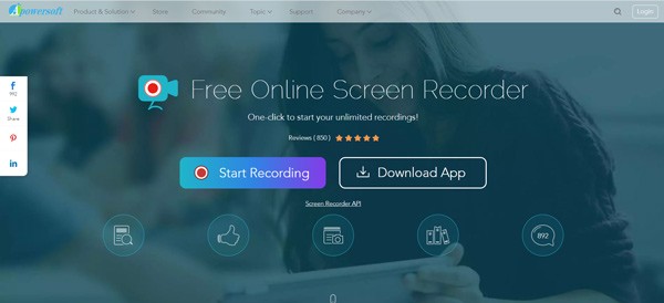 Apowersoft Vapaa Online Screen Recorder