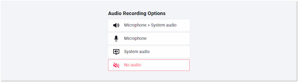 Recordcast Audio Recording