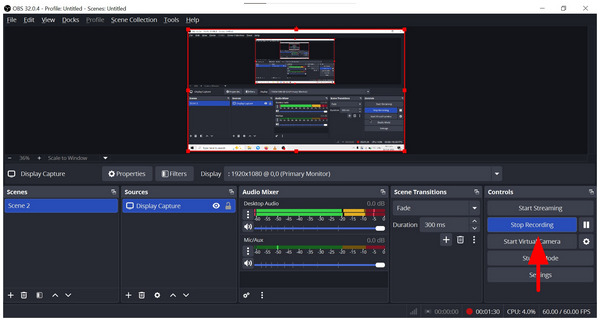 OBS During Stop Recording