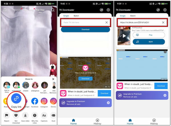 Bewaar Tiktok-video's met Tiktok Downloader