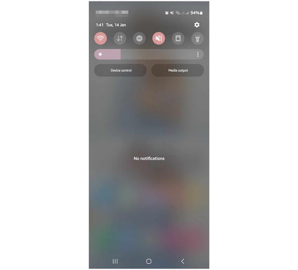 Android Built in Recorder Drop Down Menu