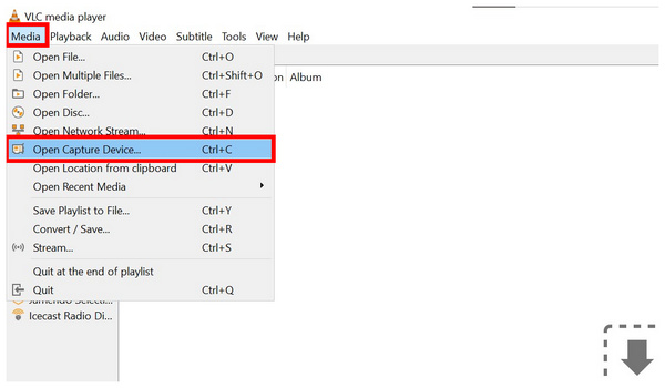 VLC Media Capture Devicen