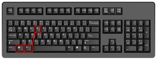 Start Stop Recording Shortcut