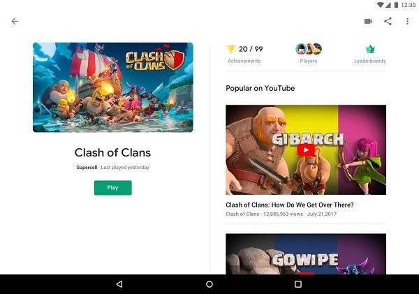 Google Play Oyunlar