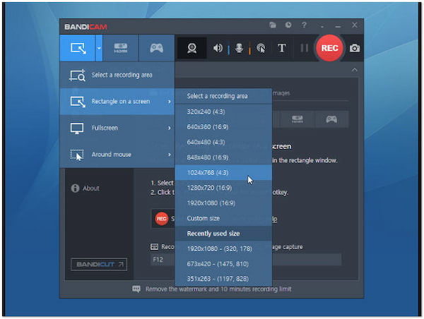 Bandicam Screen Recorder Windows 11