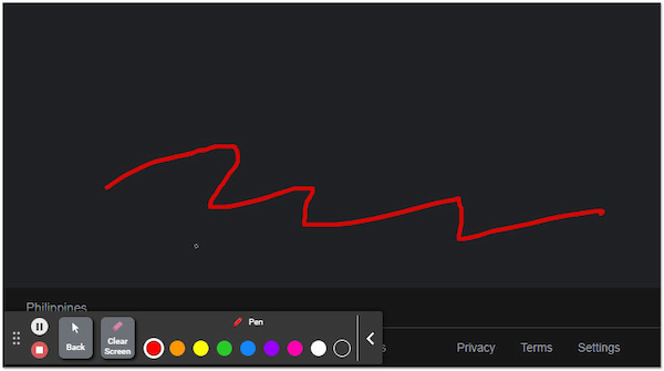 Screencastify-tekening en annotatie