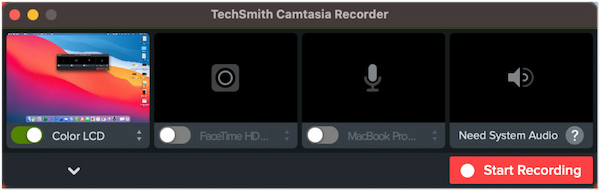 Camtasia Screen Recording