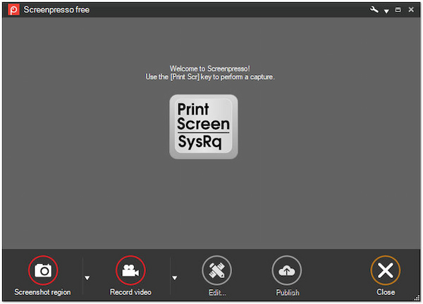 Strumento per catturare schermate Screenpresso