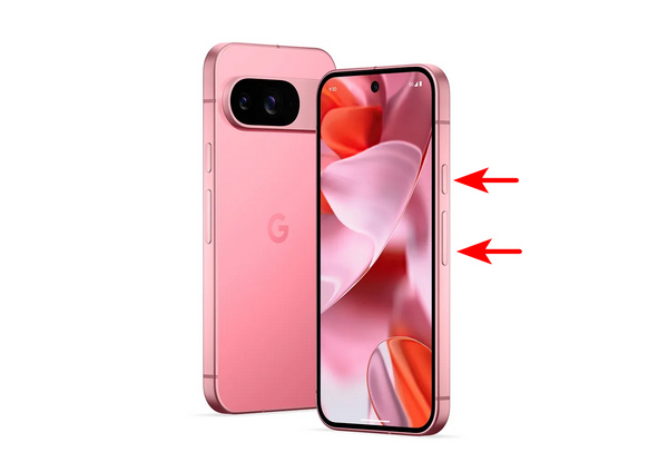 Google Pixel Power Volume Down