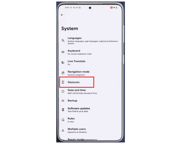 Quick Tap Back Tap Gestures