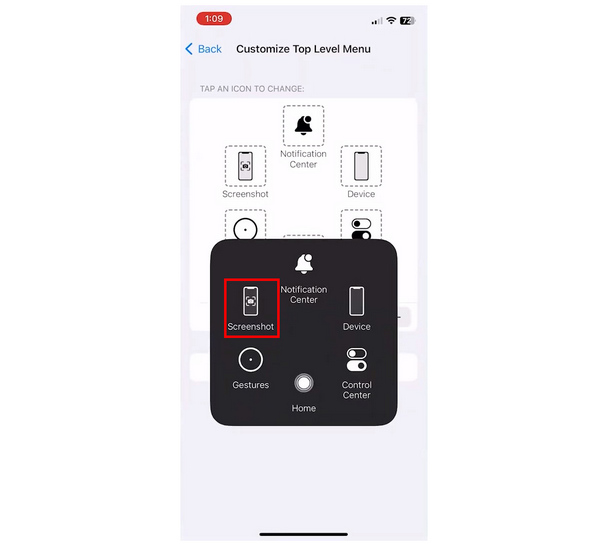 Assistive Touch Screenshot Added