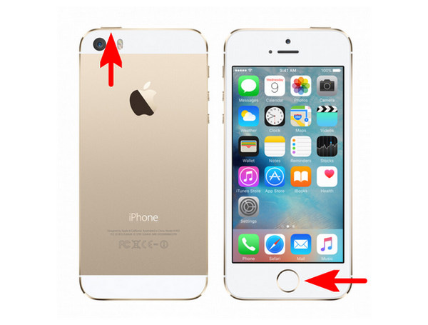 Touch ID Top Button Combination