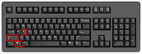 Keyboard Shortcut Windows Shift S