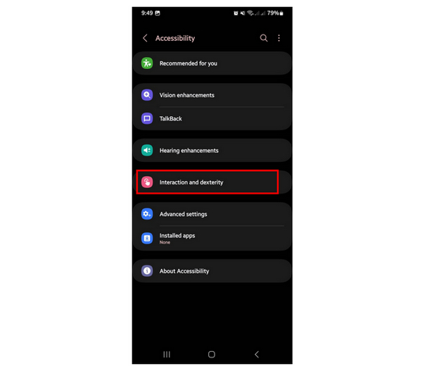 Accessibility Dexterity