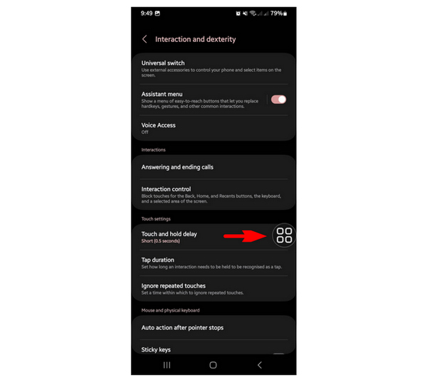 Assistant Menu Overlay