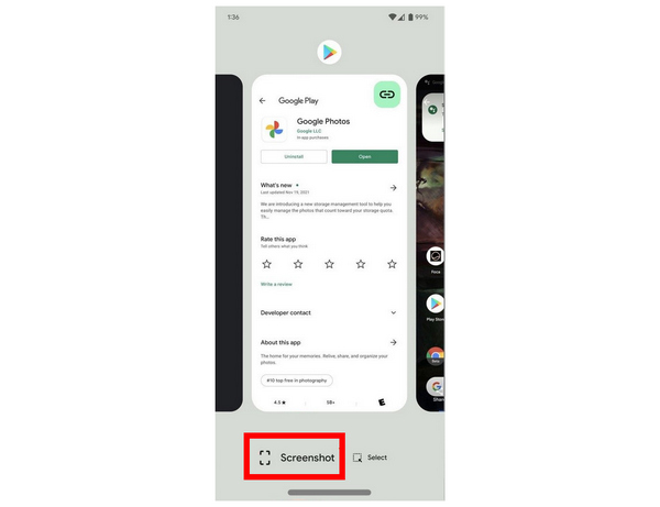 Gesture Bar Screenshot