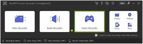 Selecteer Gamerecorder