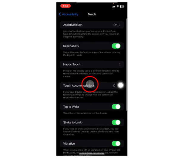 iPhone Tap Now Active