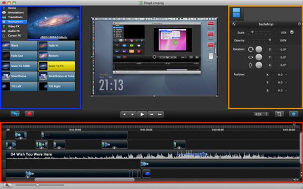 Camtasia editace