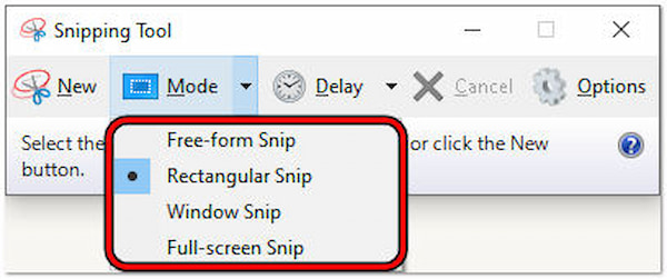 Snipping Tool Screenshot Capture