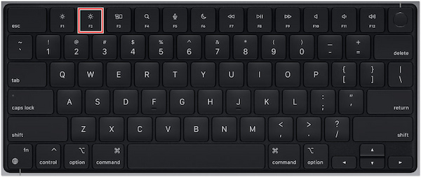 Press F2 Key