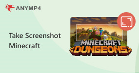 Faça um screenshot do Minecraft