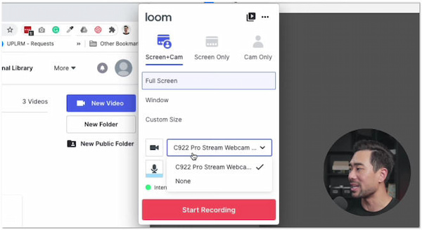 Loom Talking Head Video Generator